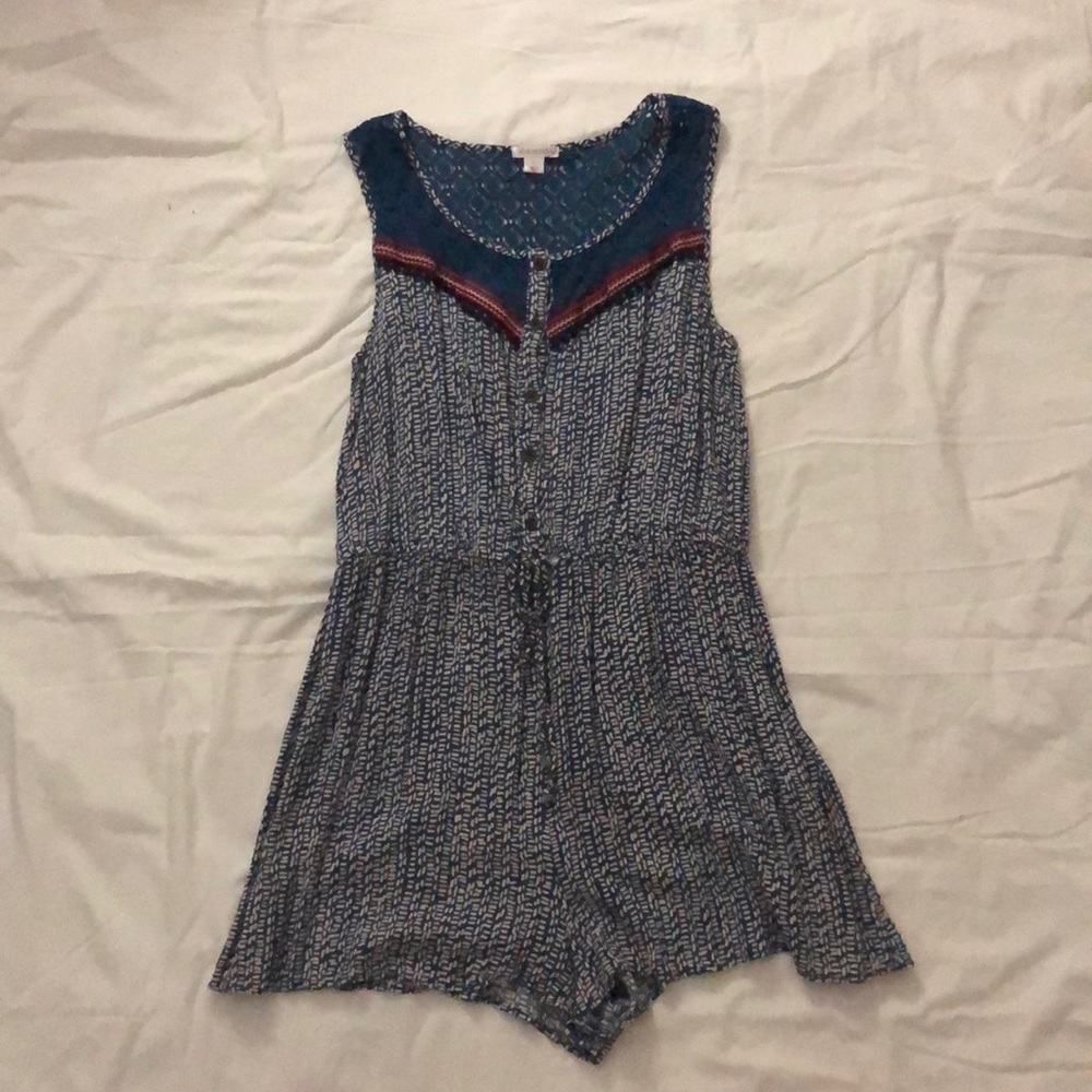Blue romper